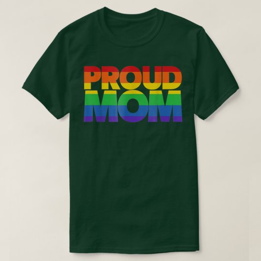 Gay Pride  Trots op Moeder LGBT ouder Moederdag T-shirt (Design voorkant)