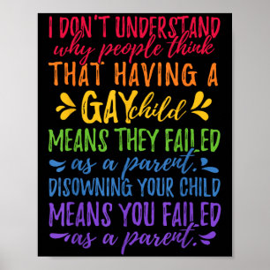 Gay Pride - Trots Ouder Moeder Vader Ouder Worden Poster