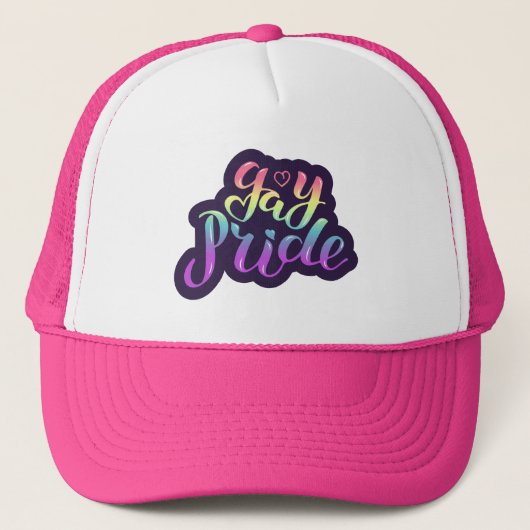 Gay Pride Trucker Pet (Voorkant)