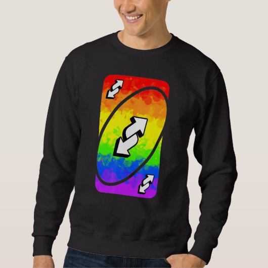 Gay Pride Uno Kaart Trui (Voorkant)