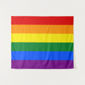 Gay Pride Vlag 50 x 60 Wandkleed (Voorkant (horizontaal))