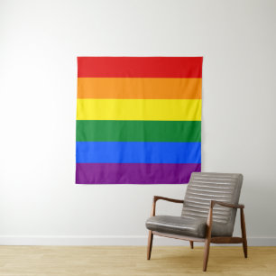 Gay Pride Vlag 57 x 57 Wandkleed
