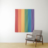 Gay Pride Vlag Heathered 50 x 60 Wandkleed (In situ)