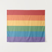 Gay Pride Vlag Heathered 50 x 60 Wandkleed (Voorkant (horizontaal))