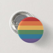 Gay Pride Vlag Heathershirt Ronde Button 3,2 Cm (Voorkant /achterkant)