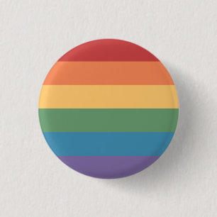 Gay Pride Vlag Heathershirt Ronde Button 3,2 Cm