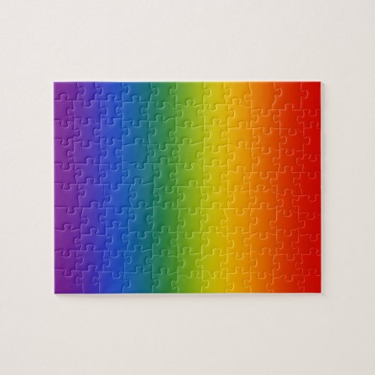 gay pride vlag legpuzzel (Horizontaal)