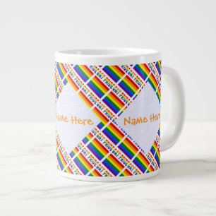Gay Pride Vlag LGBTQ Tegel Grote Koffiekop