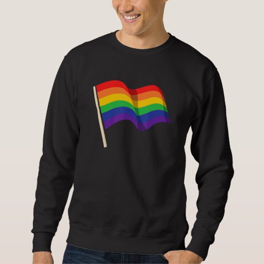 gay pride vlag subtiele gay pride trui (Voorkant)