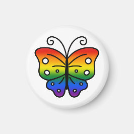 Gay Pride Vlinder Magneet