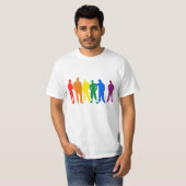 Gay Pride voor Mannen T-shirt (Voorkant volledig)