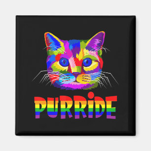 Gay Pride voor vrouwelijke Mannen LGBT Papa Cat Gi Magneet