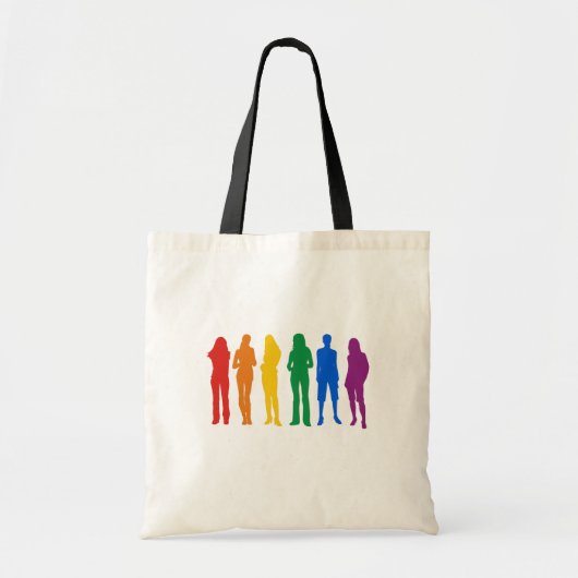 Gay Pride voor vrouwen Tote Bag (Voorkant)