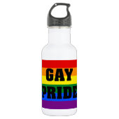 Gay Pride Waterfles (Voorkant)
