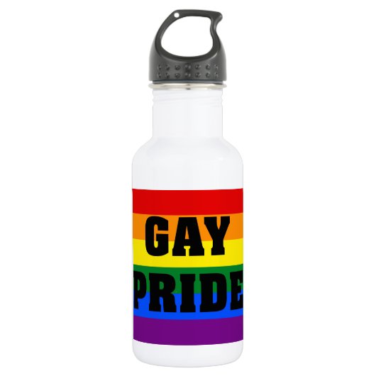 Gay Pride Waterfles (Voorkant)
