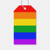 Gay Pride Wedding Dank je wel voor het cadeauLabel (Achterkant)