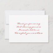 Gay Pride Wedding Dank u kaarten (Achterkant)