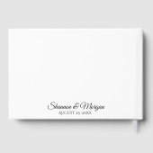 Gay Pride Wedding Guest Book - Black Text Gastenboek (Achterkant)