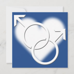 Gay Pride Wedding nodigt Kaarten uit van hetzelfde