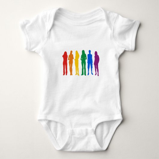 Gay Pride Women's T-shirt (Voorkant)