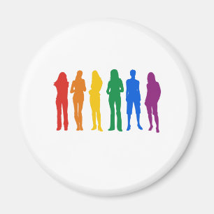 Gay Pride Women's T-shirt Magneet