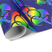 Gay Pride Wrapping Persoonlijk Man Love Paper Cadeaupapier (Rol Hoek)