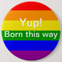 Gay Pride Yup geboren op deze manier Rainbow Flag