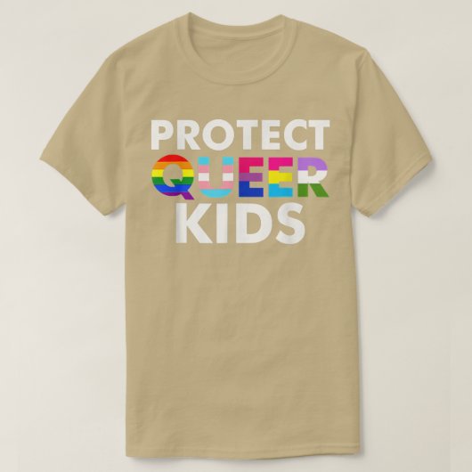 Gay Protect Queer Kinder Pride LGBT Support Queer  T-shirt (Design voorkant)