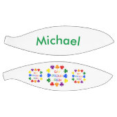 Gay Proud Irish LGBT Rainbow Shamrocks Basketbal (Panelen)