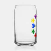 Gay Proud Irish LGBT Rainbow Shamrocks Blikvorm Glas (Rechts)