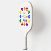 Gay Proud Irish LGBT Rainbow Shamrocks Pickleball Paddle (Links)