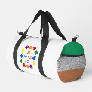 Gay Proud Irish LGBT Rainbow Shamrocks Plunjezak