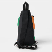 Gay Proud Irish LGBT Rainbow Shamrocks Sling Bag (Achterkant)