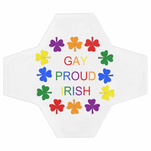 Gay Proud Irish LGBT Rainbow Shamrocks Voetbal (Enkel)