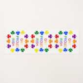 Gay Proud Irish LGBT Rainbow Shamrocks Yogamat (Voorkant (horizontaal))
