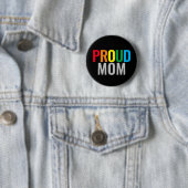 Gay Proud mama Ronde Button 5,7 Cm (In situ)