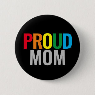 Gay Proud mama Ronde Button 5,7 Cm