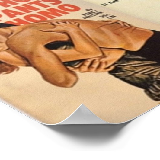  Gay Pulp Fiction Collage versie 3 Poster (Hoek)