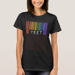 Gay Queer Barcode Pride Yeet Meme Esthetische LGBT T-shirt