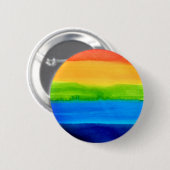 Gay Queer Rainbow Ronde Button 5,7 Cm (Voorkant /achterkant)