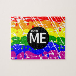 Gay Rainbow Flag op deze manier geboren Legpuzzel