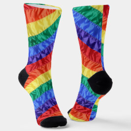 Gay Rainbow Flag Rainbow Stripes LGBT LGBTQ Pride Sokken