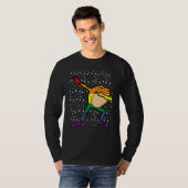 Gay Rainbow Frog Dab Pride Month Lgbt Ally Kids Bo T-shirt (Voorkant volledig)