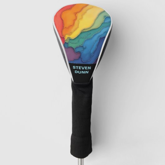 GAY RAINBOW GEKLEURDE GOLF CLUB cover (Voorkant)