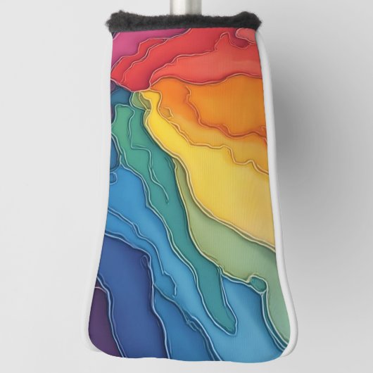 Gay Rainbow Golf putter cover (Draai 90)