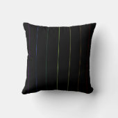 Gay Rainbow Pinstriped Custom Jubileum Pillow Kussen (Achterkant)