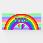 Gay Rainbow Pride Banner (Horizontaal)