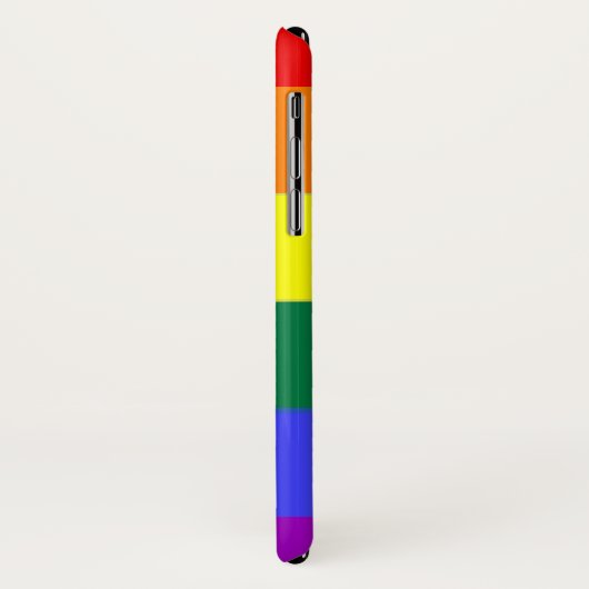 Gay Rainbow Pride gepersonaliseerd Case-Mate iPhone Case (Achterkant/links)