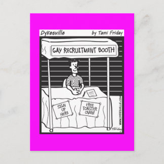 Gay Recruit Briefkaart