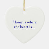 Gay regenbooghuis - LOVE Keramisch Ornament (Achterkant)